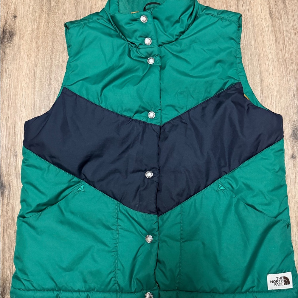 The North Face Orange and Black Jacket